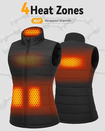 Women's Graphene Heated Vest with Rechargeable Battery - Image 4