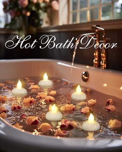 24-Pack Homemory Flameless Floating LED Candles - Warm White - Image 4