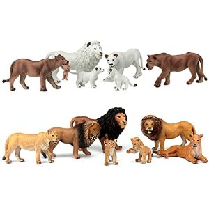 FUNSHOWCASE 13-Pc Realistic African Jungle Animals Playset