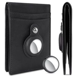 Slim AirTag Wallet | Minimalist Leather & Card Holder