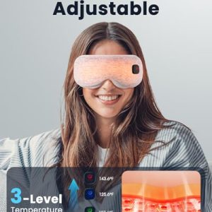 Cordless Heated Eye Mask for Dry Eyes & Sleep Relief