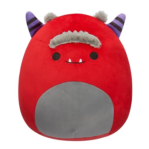 Squishmallows 12-Inch Jeb Burgundy Monster Plush