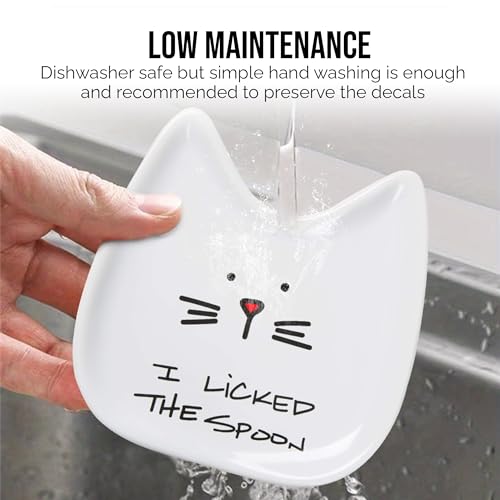 Blobby Cat Spoon Rest - "I Licked the Spoon" - Image 7