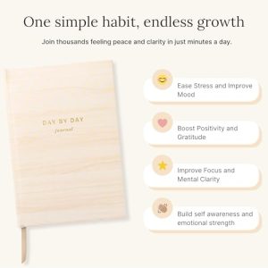 Day by Day Undated Gratitude Journal 2025 – Mindfulness
