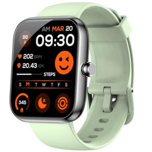 Smart Watch with Alexa Built-in | 1.83″ HD Touchscreen Green