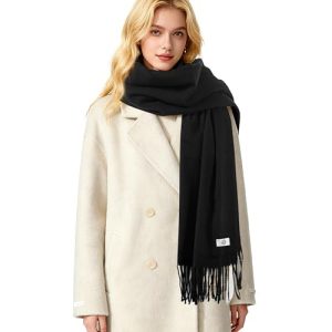 Fygicub Women’s Classic Red Fringe Winter Scarf Shawl