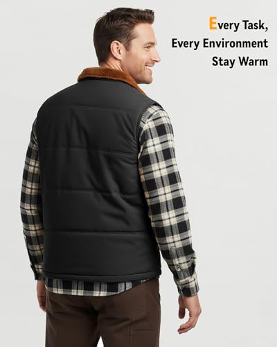 Men's Graphene Heated Vest | Rechargeable Fleece Puffer - Image 6