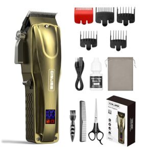 GinJee Professional Cordless & Corded Hair Clippers for Men