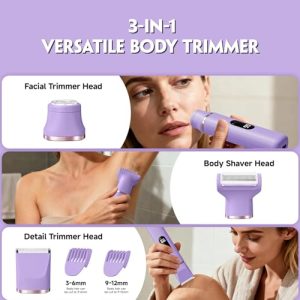 Tiovara Painless Bikini Trimmer for Women – IPX7 Waterproof