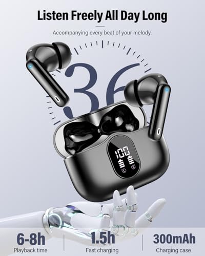 Wireless Earbuds: Bluetooth 5.4, Bass Stereo, IP7 - Image 5
