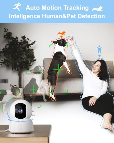 GOLSPARK 2K Indoor Camera: Pan/Tilt, Night Vision, Siren - Image 2