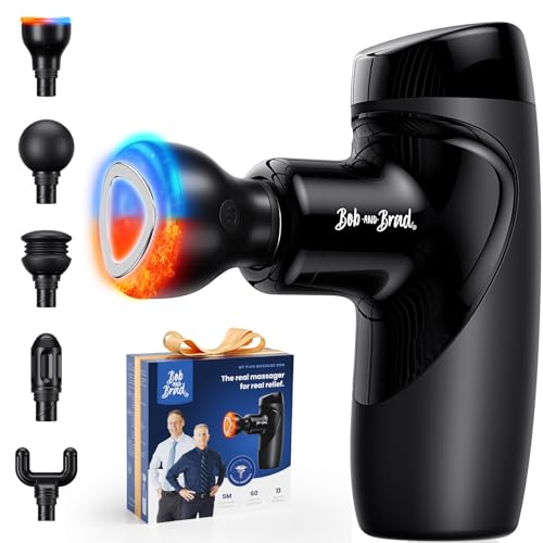 BOB & BRAD M7 Plus Mini Massage Gun with Heat - Deep Tissue