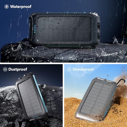 49800mAh Solar Power Bank: Fast Charging & Waterproof - Image 5