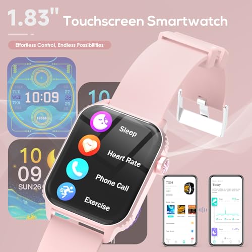 TRAUSI 1.83" HD Smartwatch: Bluetooth Call, 120 Sports Modes - Image 3