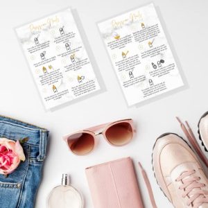 Boutique Marketing Press On Nail Application/Removal Card