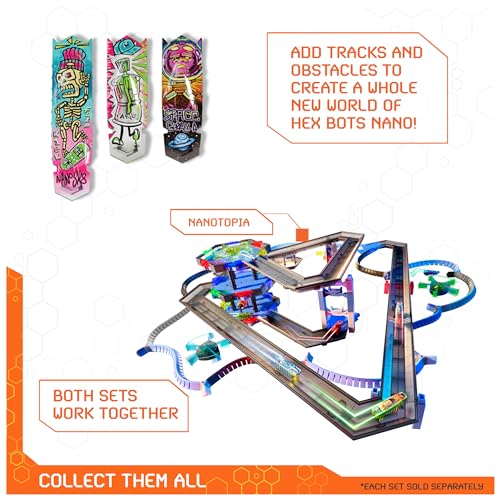 HEX BOTS Nano Land: Sensory Mini Robot Playset for Kids & Cats - Image 4