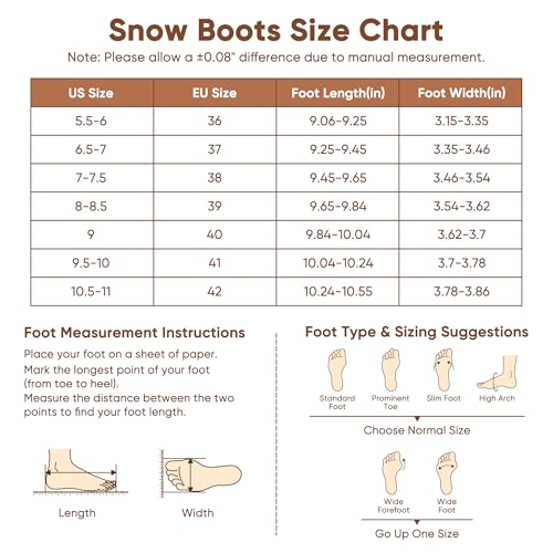 LKOHJF Women's Suede Platform Mini Boots - Water Resistant - Image 7