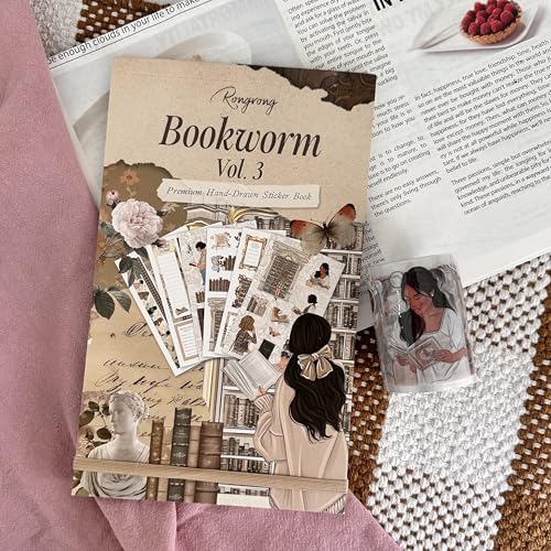 Rongrong Bookworm Planner Stickers for Book Lovers - Image 2