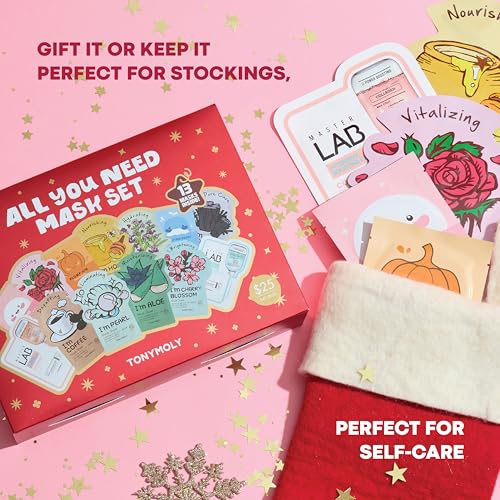 TONYMOLY 13-Piece Hydrating Face & Eye Mask Set - Image 3