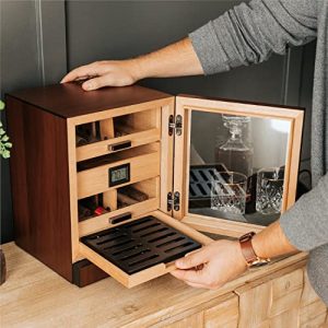 CASE ELEGANCE Luca Humidor Cabinet – 100 Cigar Capacity