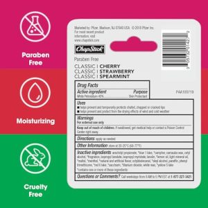 ChapStick Classic 3-Pack: Spearmint, Cherry, Strawberry Balm