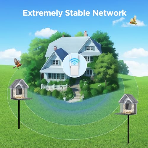 Vakiav Solar Smart Bird Feeder Camera - 2K HD, AI Bird ID - Image 7