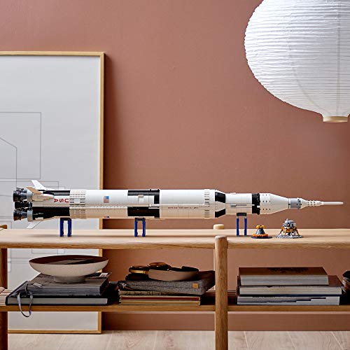 LEGO Ideas NASA Apollo Saturn V Rocket Model Kit (1969 Pcs) - Image 7