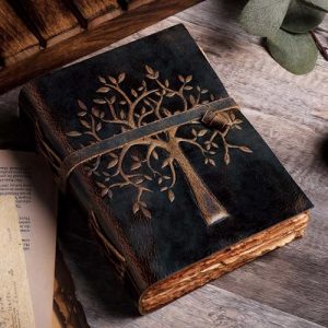 Tree of Life Leather Journal – Vintage Handmade A5