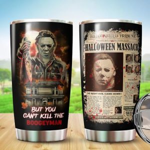 Horror Halloween Tumbler 20oz – Spooky Gifts for Fans