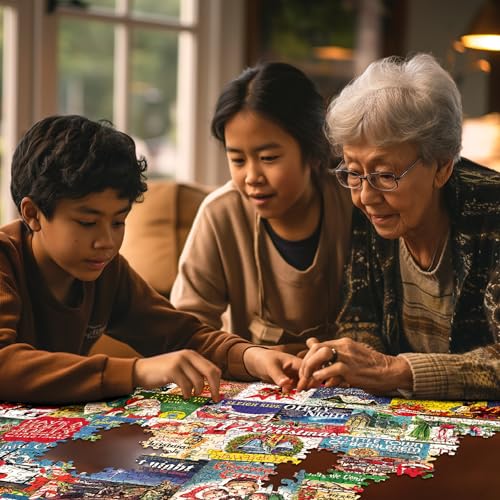 Christmas Carols 1000-Piece Jigsaw Puzzle for Family Fun - Image 5