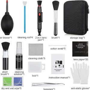 14-in-1 Camera Lens & Sensor Cleaning Kit | DSLR Mirrorless