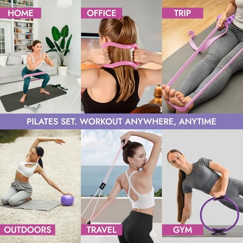 TTolbi 10-in-1 Pilates Kit for Women - Home Workout Set - Image 6