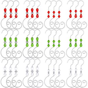 Ripeng 72-Piece Acrylic Ornament Hooks – 4 Styles