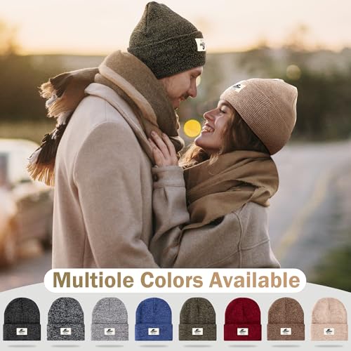 Unisex Winter Beanie Hats 3-Pack - Soft, Warm Knit Caps - Image 5