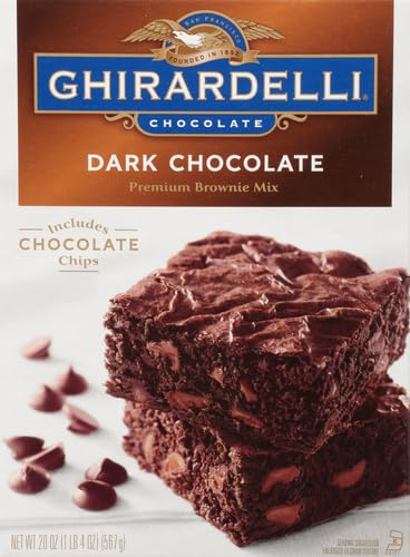 Ghirardelli Dark Chocolate Brownie Mix with Chips, 20oz - Image 4