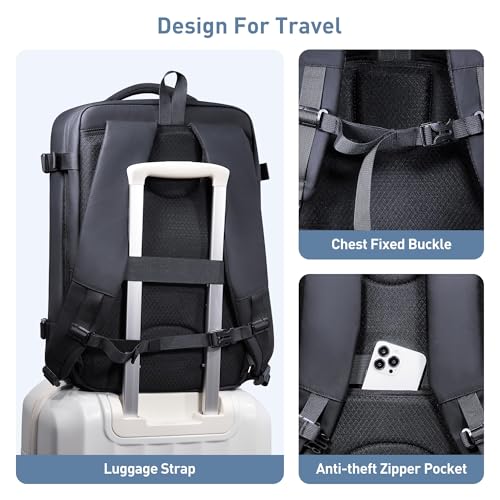 SHOWKOO 40L Expandable Travel Backpack | Airline Approved - Image 8