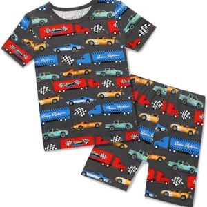 Bamboo Viscose Toddler Car Pajamas – Boys & Girls Summer PJs