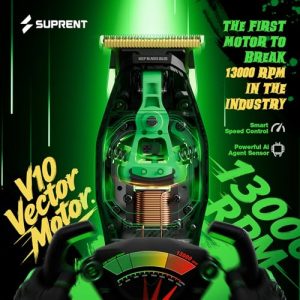 SUPRENT Professional Barber Clippers – AI Speed Control