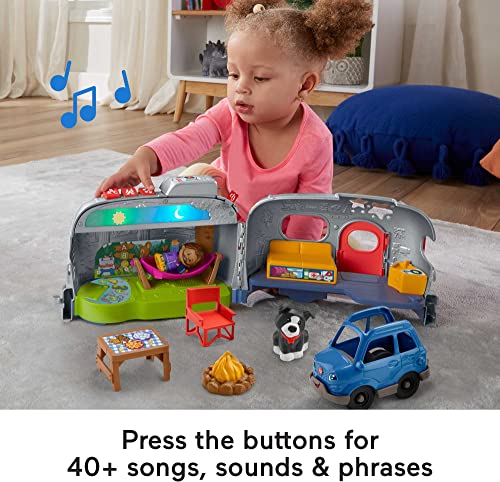 Fisher-Price Little People Light-Up Learning Camper Playset - Image 2