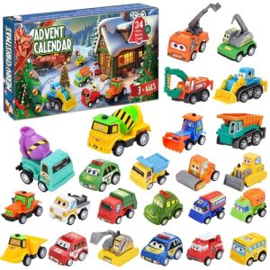 Advent Calendar 2025: 24 Pull-Back Cars for Kids