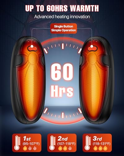 Tenvolti 14000mAh Rechargeable Hand Warmers 2-Pack - Image 2