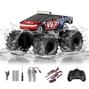 TOZDTO Amphibious 4WD Waterproof RC Monster Truck (Kids 6+)