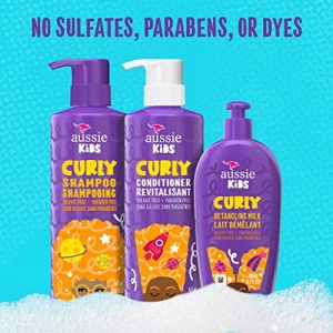 Aussie Kids Curly Hair Trio: Shampoo, Conditioner & Leave-in