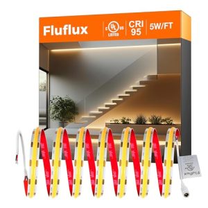 FluFlux COB LED Strip Lights 3000K | High CRI, Dimmable