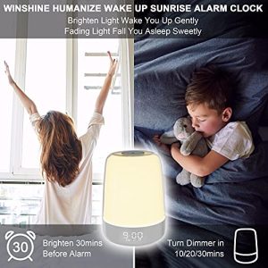 Winshine Touch Wake Up Night Light & Sunrise Alarm Clock