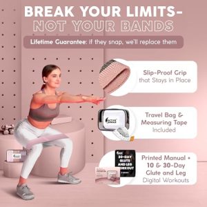 Premium Fabric Resistance Bands for Glutes & Legs