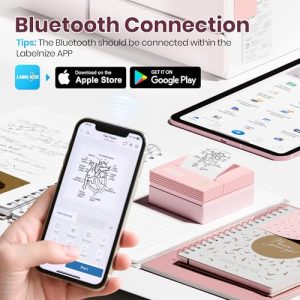 ETIKEZ PM290C Portable Inkless Sticker Printer – Pink