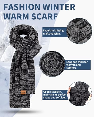 Men's Winter 3-in-1 Warm Set: Beanie, Scarf & Gloves - Image 3