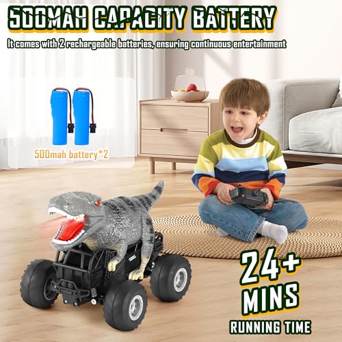 Manercey All-Terrain RC Monster Truck with Lights for Kids - Image 7