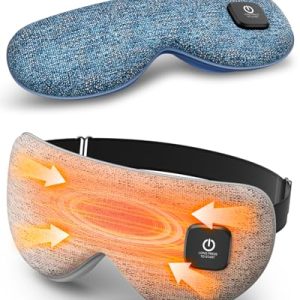Cordless Heated Eye Mask for Dry Eyes & Sleep Relief